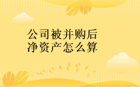 公司被并购后净资产怎么算