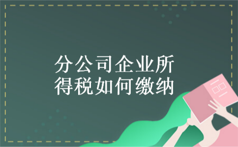 分公司企业所得税如何缴纳 分公司企业所得税如何缴纳