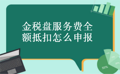 金税盘服务费全额抵扣怎么申报