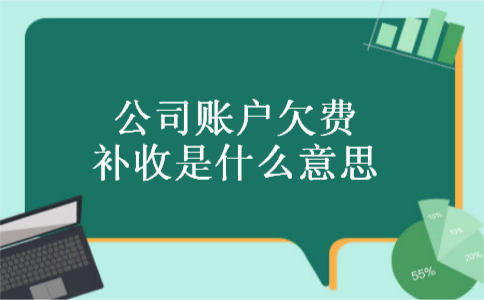 公司账户欠费补收是什么意思