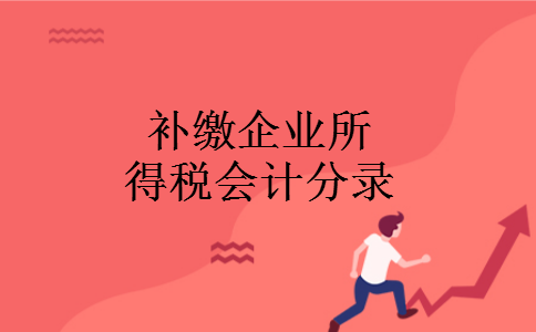 补缴企业所得税会计分录