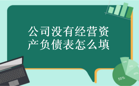 公司没有经营资产负债表怎么填