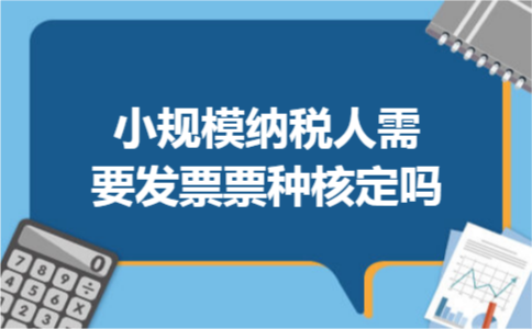 小规模纳税人需要发票票种核定吗