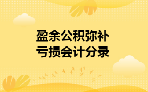 盈余公积弥补亏损会计分录