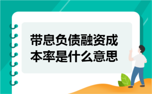 带息负债融资成本率是什么意思