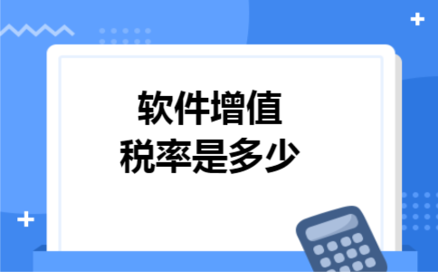软件增值税率是多少