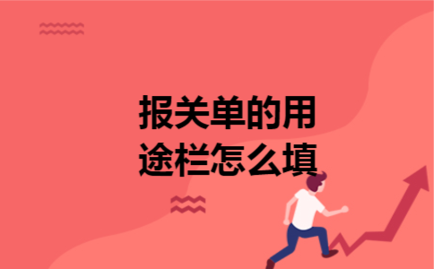 报关单的用途栏怎么填